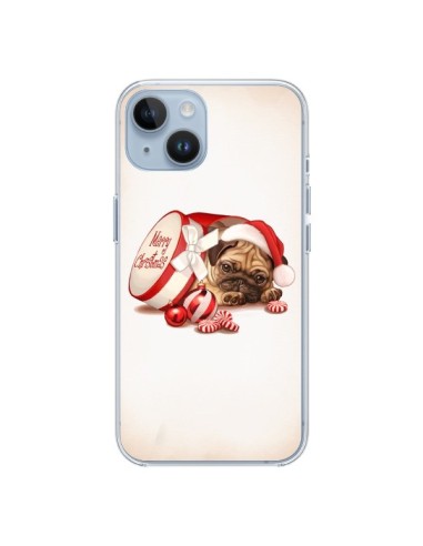 iPhone 14 case Dog Santa Claus Christmas Boite - Maryline Cazenave