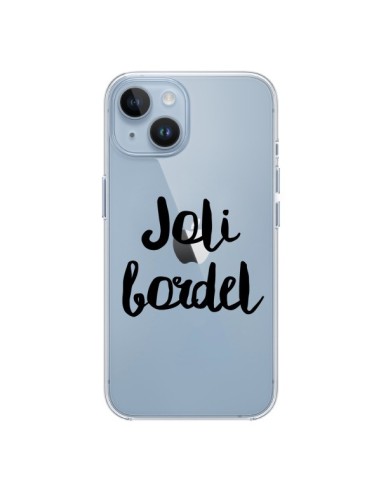 iPhone 14 case Joli Bordel Clear - Maryline Cazenave