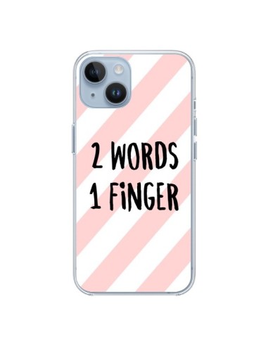 iPhone 14 case 2 Words 1 Finger - Maryline Cazenave