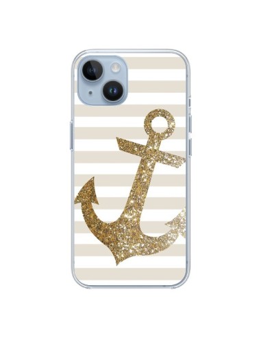 Cover iPhone 14 Ancora Marina Oro - Monica Martinez