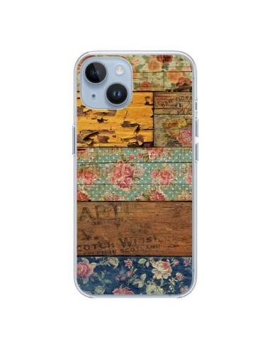 Cover iPhone 14 Barocco Style Legno - Maximilian San