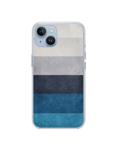 Coque iPhone 14 Bandes Horizontales Greece Hues - Maximilian San