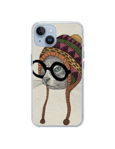 Cover iPhone 14 Gatto Cappello - Borg