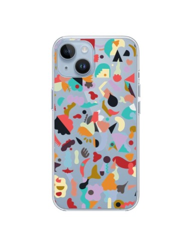 Cover iPhone 14 Dreamy Animal Shapes Bianco - Ninola Design