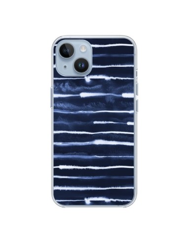 Cover iPhone 14 Electric Lines Azzurro - Ninola Design