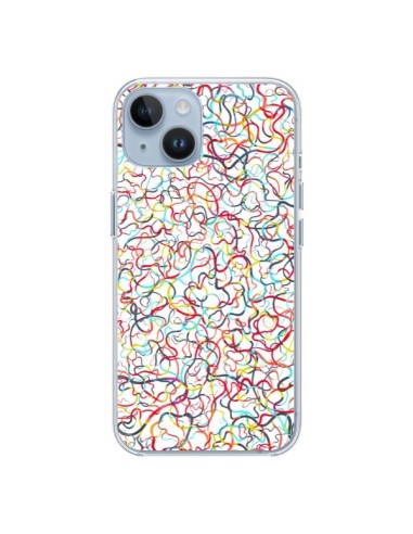 Cover iPhone 14 Water Drawings Bianco - Ninola Design