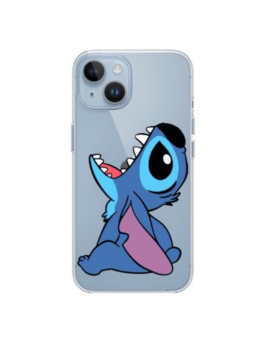 Cover iPhone 14 Stitch di Lilo e Stitch Trasparente