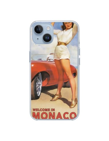 iPhone 14 case Welcome to Monaco Vintage Pin Up - Nico