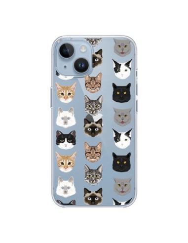 Cover iPhone 14 Gatto Trasparente - Pet Friendly