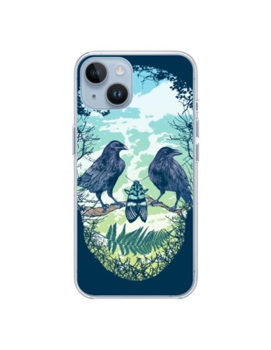 Coque iPhone 14 Tête de Mort Nature - Rachel Caldwell