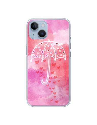 Cover iPhone 14 Ombrello Cuore Amore  - Sylvia Cook