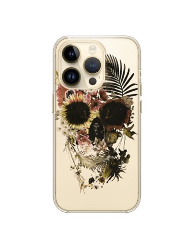 Cover iPhone 14 Pro Garden Teschio Trasparente - Ali Gulec