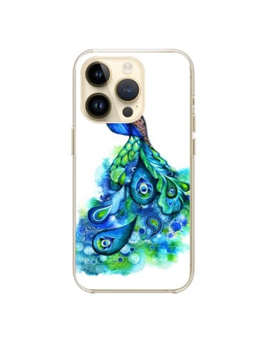 Cover iPhone 14 Pro Pavone Multicolore - Annya Kai