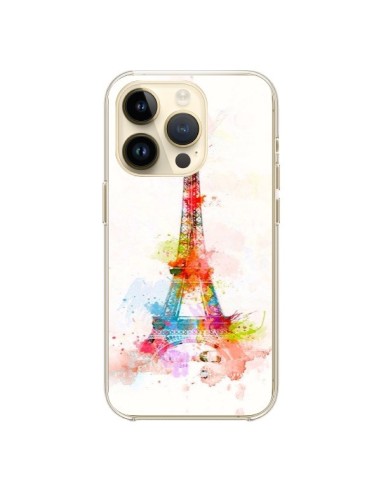 Cover iPhone 14 Pro Paris Tour Eiffel Muticolore - Asano Yamazaki