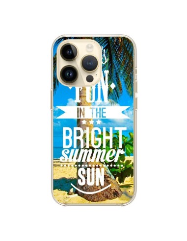 Cover iPhone 14 Pro Fun Summer Sun _té - Eleaxart