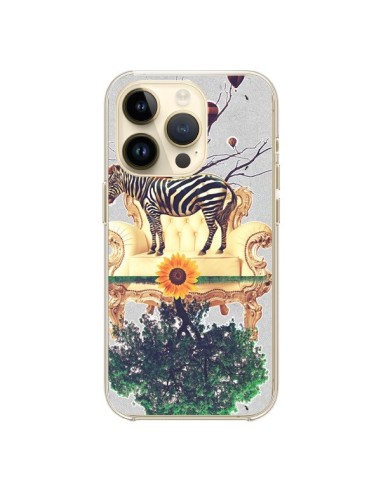 Cover iPhone 14 Pro Zebra Il Mondo - Eleaxart