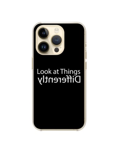 Cover iPhone 14 Pro Look at Different Things Bianco - Shop Gasoline