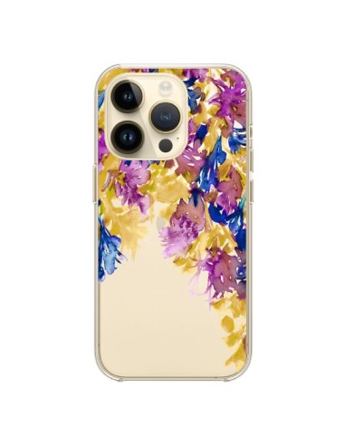 Cover iPhone 14 Pro Cascata Floreale Trasparente - Ebi Emporium