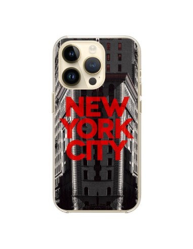 Cover iPhone 14 Pro New York City Rosso - Javier Martinez