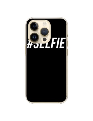 Cover iPhone 14 Pro Hashtag Selfie Bianco Verticale - Jonathan Perez