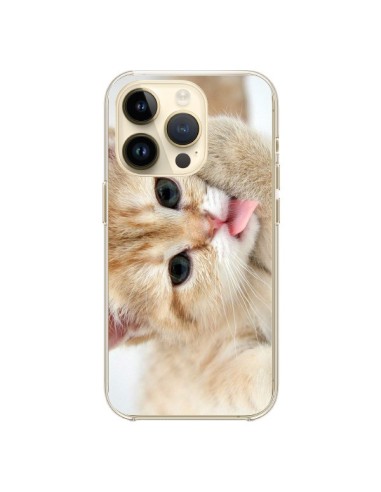 Cover iPhone 14 Pro Gatto Lingua - Laetitia