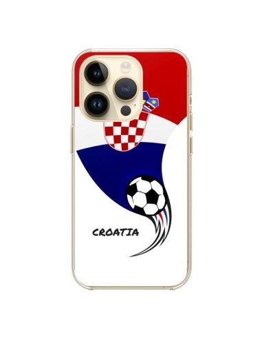 Coque iPhone 14 Pro Equipe Croatie Croatia Football - Madotta