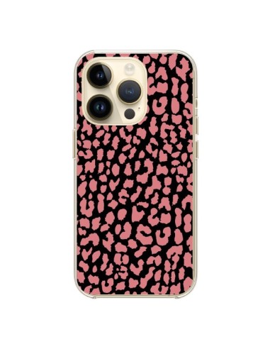 Cover iPhone 14 Pro Leopardo Corallo - Mary Nesrala