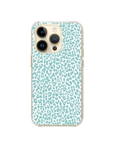 Cover iPhone 14 Pro Leopardo Turchese - Mary Nesrala