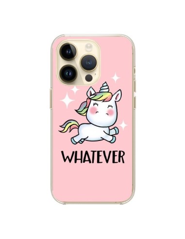 iPhone 14 Pro Case Unicorn Whatever - Maryline Cazenave