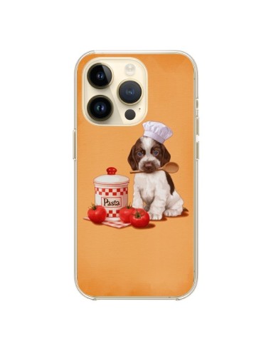 Cover iPhone 14 Pro Cane Pates Pasta Cuoco - Maryline Cazenave