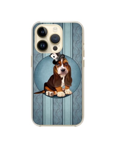 Cover iPhone 14 Pro Cane Jeu Poket Cartes - Maryline Cazenave