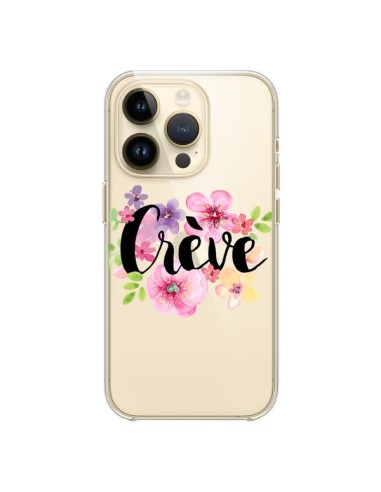 Cover iPhone 14 Pro Crève Fiori Trasparente - Maryline Cazenave