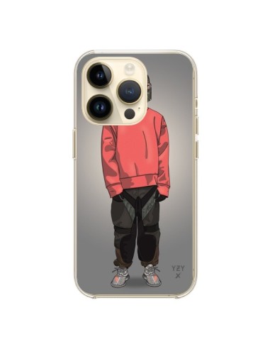 Cover iPhone 14 Pro Pink Yeezy - Mikadololo