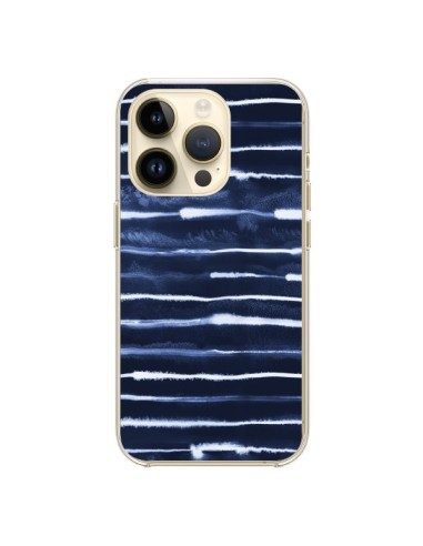 Cover iPhone 14 Pro Electric Lines Azzurro - Ninola Design