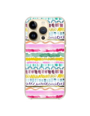 Cover iPhone 14 Pro Garlands Tribal - Ninola Design