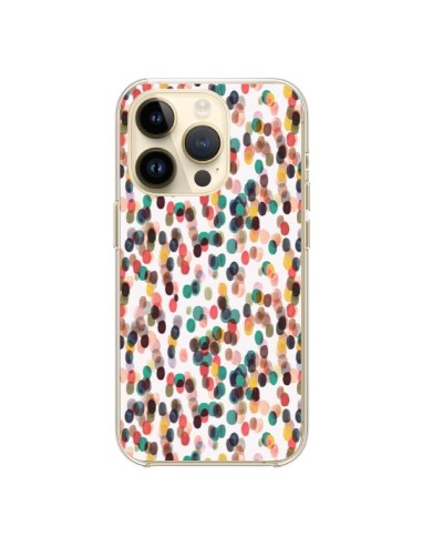 Cover iPhone 14 Pro Rainbow Lace Neon Multicolore - Ninola Design