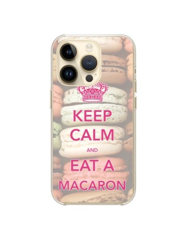 Cover iPhone 14 Pro Keep Calm and Eat A Macaron - Nico