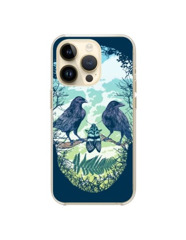 Cover iPhone 14 Pro Teschio Natura - Rachel Caldwell