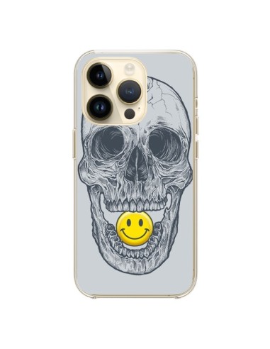 Cover iPhone 14 Pro Smiley Face Teschio - Rachel Caldwell