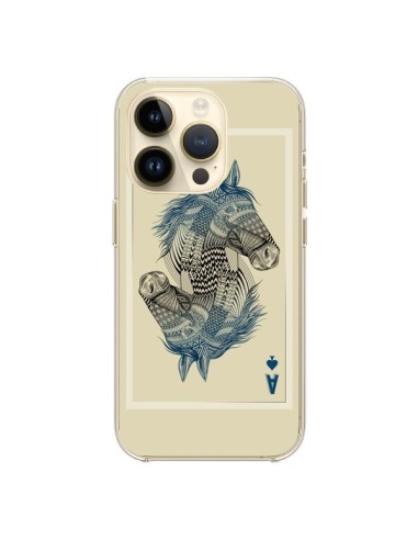 Cover iPhone 14 Pro Cavallo Carta da gioco - Rachel Caldwell