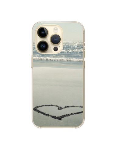 Cover iPhone 14 Pro Coeoeur Spiaggia Estate Sabbia Amore - R Delean