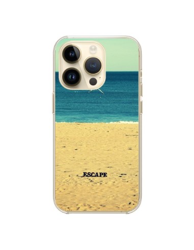 Cover iPhone 14 Pro Escape Mare Oceano Sabbia Spiaggia Paesaggio - R Delean