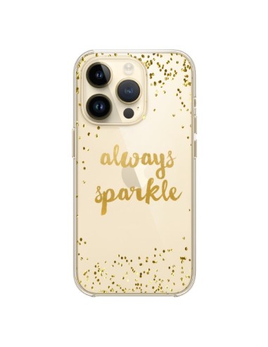 Cover iPhone 14 Pro Always Sparkle Brilla sempre Trasparente - Sylvia Cook