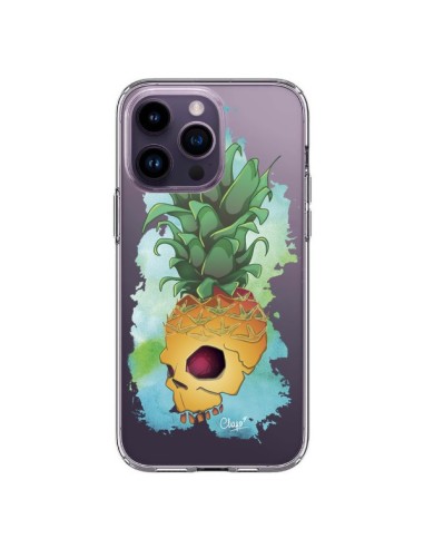 Cover iPhone 14 Pro Max Crananas Teschio Ananas Trasparente - Chapo