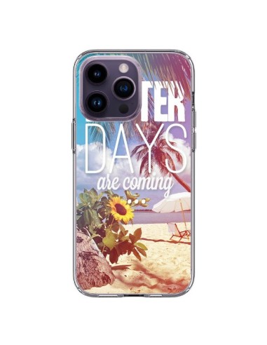 Coque iPhone 14 Pro Max Better Days _té - Eleaxart