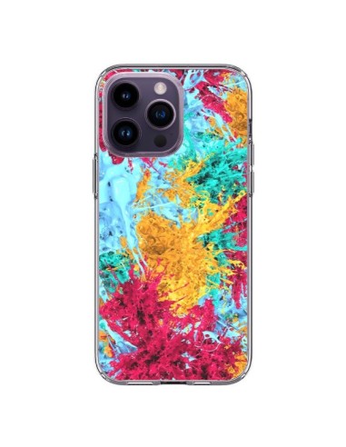 Cover iPhone 14 Pro Max Splash Pittura - Eleaxart