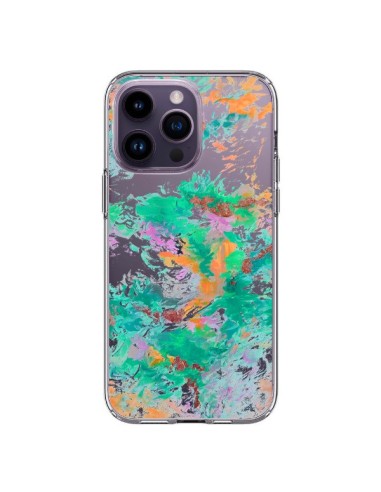 Cover iPhone 14 Pro Max Sirena Fiori Trasparente - Ebi Emporium