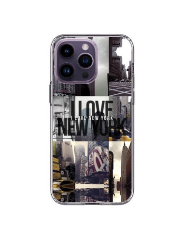 Cover iPhone 14 Pro Max I Love New Yorck City Nero - Javier Martinez