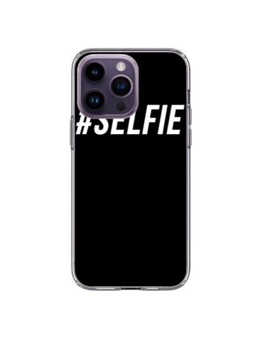 Cover iPhone 14 Pro Max Hashtag Selfie Bianco Verticale - Jonathan Perez