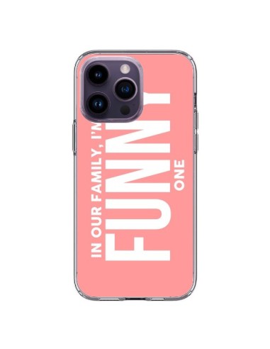 Cover iPhone 14 Pro Max In our family i'm the Funny one - Jonathan Perez